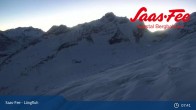 Archived image Webcam Saas-Fee ski resort : Längfluh top station 07:00