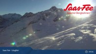 Archived image Webcam Saas-Fee ski resort : Längfluh top station 08:00