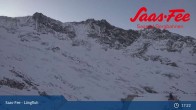 Archiv Foto Webcam Saas-Fee: Bergstation Längfluhbahn 02:00