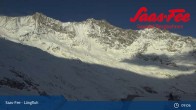 Archiv Foto Webcam Saas-Fee: Bergstation Längfluhbahn 08:00