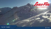 Archived image Webcam Saas-Fee ski resort : Längfluh top station 08:00