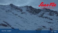 Archiv Foto Webcam Saas-Fee: Bergstation Längfluhbahn 00:00