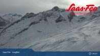 Archiv Foto Webcam Saas-Fee: Bergstation Längfluhbahn 08:00