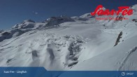 Archived image Webcam Saas-Fee ski resort : Längfluh top station 08:00