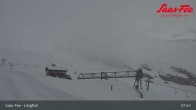 Archiv Foto Webcam Saas-Fee: Bergstation Längfluhbahn 07:00