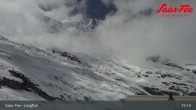 Archiv Foto Webcam Saas-Fee: Bergstation Längfluhbahn 14:00