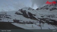 Archiv Foto Webcam Saas-Fee: Bergstation Längfluhbahn 02:00