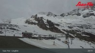 Archiv Foto Webcam Saas-Fee: Bergstation Längfluhbahn 08:00