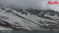 Archiv Foto Webcam Saas-Fee: Bergstation Längfluhbahn 14:00