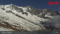 Archived image Webcam Saas-Fee ski resort : Längfluh top station 06:00