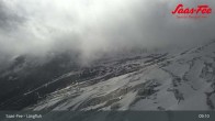 Archived image Webcam Saas-Fee ski resort : Längfluh top station 08:00