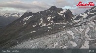 Archiv Foto Webcam Saas-Fee: Bergstation Längfluhbahn 02:00