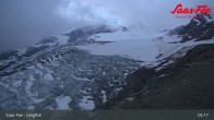 Archiv Foto Webcam Saas-Fee: Bergstation Längfluhbahn 04:00