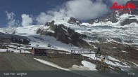 Archiv Foto Webcam Saas-Fee: Bergstation Längfluhbahn 10:00