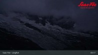 Archiv Foto Webcam Saas-Fee: Bergstation Längfluhbahn 23:00