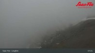 Archiv Foto Webcam Saas-Fee: Bergstation Längfluhbahn 01:00