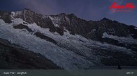 Archiv Foto Webcam Saas-Fee: Bergstation Längfluhbahn 23:00