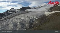 Archiv Foto Webcam Saas-Fee: Bergstation Längfluhbahn 01:00