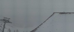 Archiv Foto Webcam Blick vom Hannig auf Saas-Fee 13:00