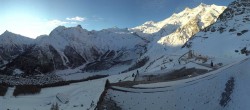 Archived image Webcam Saas-Fee: Hannig Mountain 07:00