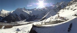 Archived image Webcam Saas-Fee: Hannig Mountain 13:00