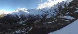 Archiv Foto Webcam Blick vom Hannig auf Saas-Fee 17:00