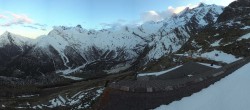 Archived image Webcam Saas-Fee: Hannig Mountain 19:00