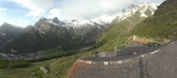 Archiv Foto Webcam Blick vom Hannig auf Saas-Fee 06:00