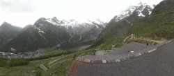 Archiv Foto Webcam Blick vom Hannig auf Saas-Fee 07:00