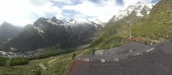 Archiv Foto Webcam Blick vom Hannig auf Saas-Fee 09:00