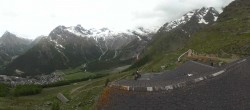 Archiv Foto Webcam Blick vom Hannig auf Saas-Fee 16:00