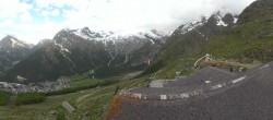 Archiv Foto Webcam Blick vom Hannig auf Saas-Fee 17:00