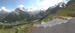 Archived image Webcam Saas-Fee: Hannig Mountain 13:00