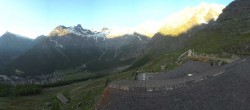 Archiv Foto Webcam Blick vom Hannig auf Saas-Fee 00:00