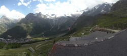 Archiv Foto Webcam Blick vom Hannig auf Saas-Fee 15:00