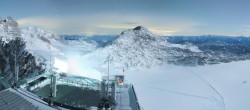 Archiv Foto Webcam Panoramablick Dachstein Gletscher 01:00