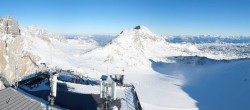 Archiv Foto Webcam Panoramablick Dachstein Gletscher 09:00