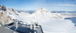 Archived image Webcam Panoramic view over the Dachstein Glacier 11:00