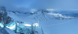 Archiv Foto Webcam Panoramablick Dachstein Gletscher 03:00