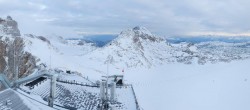 Archiv Foto Webcam Panoramablick Dachstein Gletscher 07:00