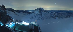 Archiv Foto Webcam Panoramablick Dachstein Gletscher 23:00