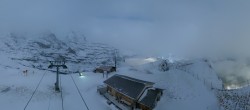 Archiv Foto Webcam Wengen: Bergstation Lauberhorn 23:00