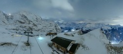 Archiv Foto Webcam Wengen: Bergstation Lauberhorn 23:00