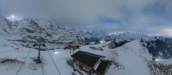 Archiv Foto Webcam Wengen: Bergstation Lauberhorn 03:00