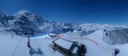 Archiv Foto Webcam Wengen: Bergstation Lauberhorn 02:00