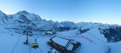 Archiv Foto Webcam Wengen: Bergstation Lauberhorn 08:00