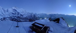 Archiv Foto Webcam Wengen: Bergstation Lauberhorn 21:00