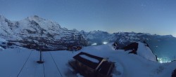 Archiv Foto Webcam Wengen: Bergstation Lauberhorn 23:00