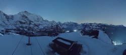 Archiv Foto Webcam Wengen: Bergstation Lauberhorn 01:00