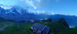 Archiv Foto Webcam Wengen: Bergstation Lauberhorn 23:00